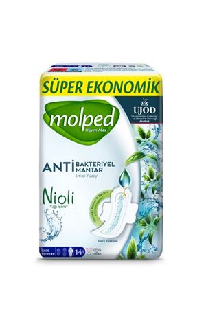 Molped Hijyen Max Süper Eko Gece Ped 14 Adet