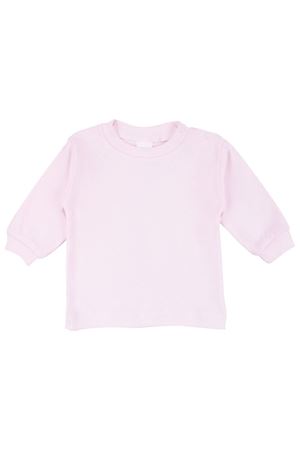 Kız Bebek Pembe Sade Uzun Kol Çıtçıtlı Body