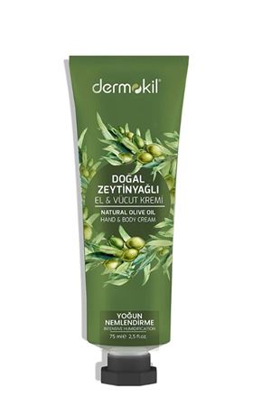 Dermokil Doğal El ve Vücut Kremi 75 ml Zeytinyağlı
