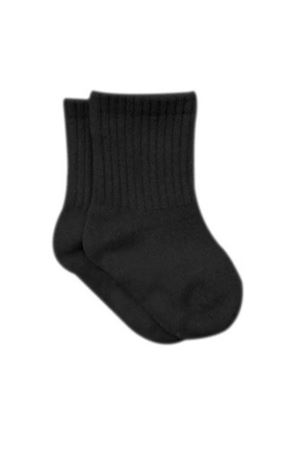 Bistyle 6'Lı Basic Penye Soket Çorap 10101 Siyah