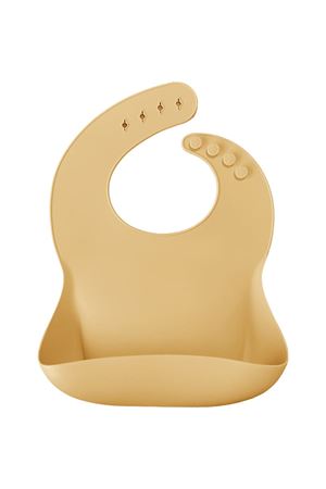 OiOi Basics Silikon Mama Önlüğü Mellow Yellow