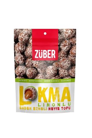 Züber Lokma Meyve Topu 96 Gr Limonlu Badem Ezmeli
