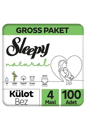 Sleepy Natural Külot Bez Ultra Paket 4 Beden 7-14 Kg 100 Adet