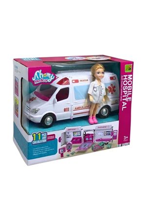 Pasifik Bebek Ambulansı ve Doktor Seti 9045