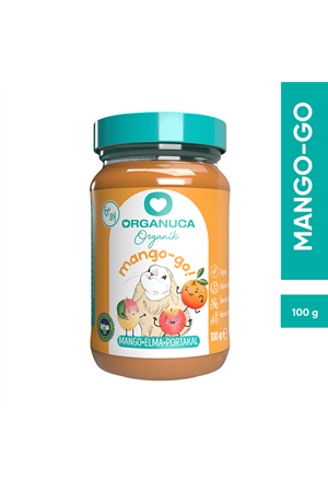 Organuca Organik Ek Gıda Mango-Go 100g (Meyve-Sebze Püresi)