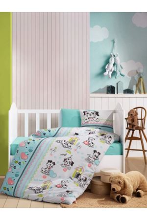 Cotton Box Flanel Bebek Nevresim Takımı Dalmaçyalı