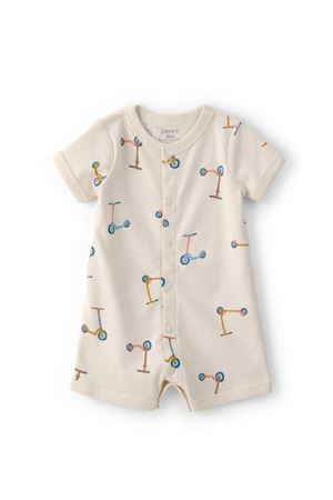 Carters Erkek Bebek Kısa Tulum 1U269010 Bej