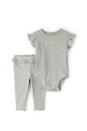 Carters Kız Bebek Body Pantolon Set 1U269710 Yeşil