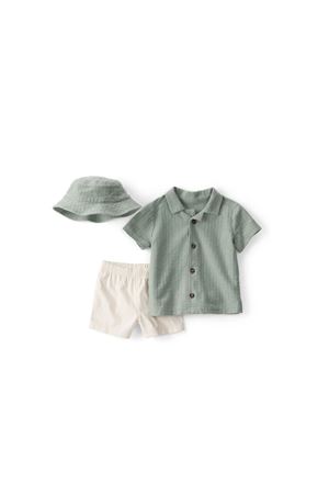 Carters Erkek Bebek Alt Üst Set 1U588410 Yeşil