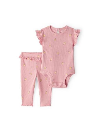 Carters Kız Bebek Body Pantolon Set 1U270010 Pembe
