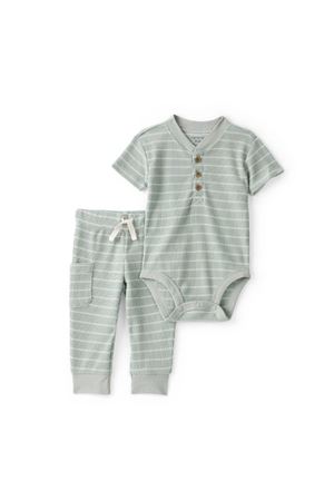 Carters Erkek Bebek Body Pantolon Set 1U270410 Yeşil