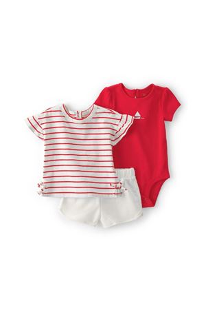 Carters Kız Bebek Body Şort Set 1U528810 Kırmızı