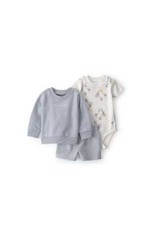 Carters Erkek Bebek Body Şort Set 1U533310 Mavi