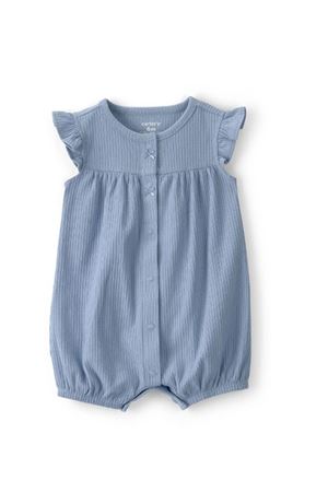 Carters Kız Bebek Kısa Tulum 1U268110 Mavi