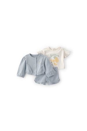 Carters Kız Bebek Alt Üst Set 1U529710 Mavi