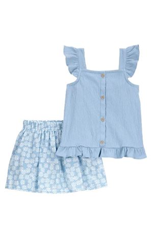 Carters Küçük Kız Çocuk 2li Alt Üst Set 2S406610 Renkli