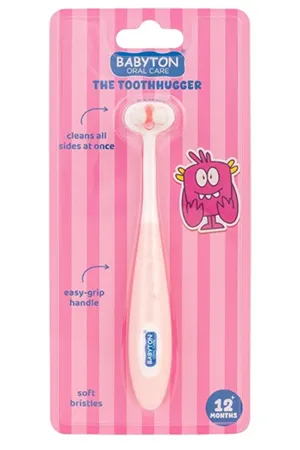 Babyton 3 Yönlü Diş Fırçası Pinky Pink