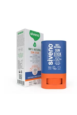 Siveno %100 Doğal Natural Sun Stick SPF50+ 15 Gr