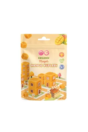 OG Natural Organik Mangolu Meyve Küpleri 30gr