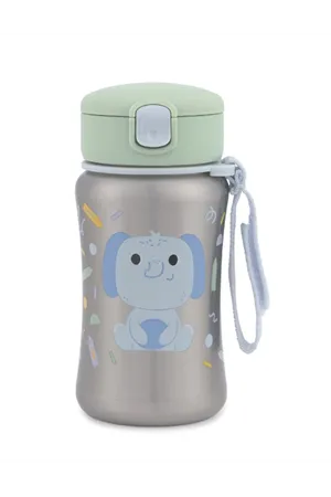 Skip Hop Besties Squad Paslanmaz Çelik Pipetli Suluk Fil