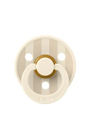 Bibs Studio Colour Block Kauçuk Emzik 0-6 Ay Ivory / Vanilla