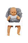 Sevi Bebe Kumaş Mama Sandalyesi ART-152 Gri Yıldız