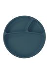 OiOi Porsiyon Vakum Tabanlı Silikon Tabak Deep Blue
