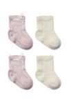 Bistyle Fiyonklu Penye Soket Çorap 2li 10149 Lila