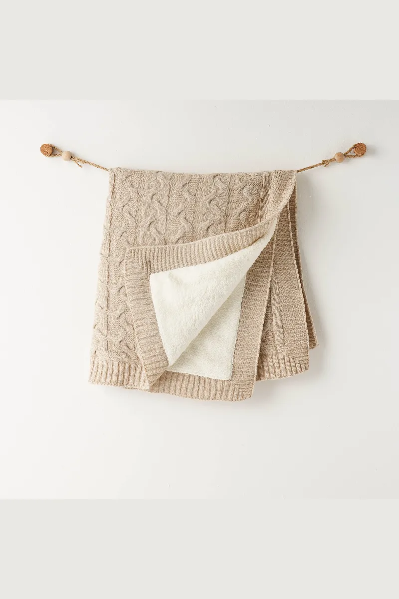 Andywawa Bebek Tri̇ko Battani̇ye  85x100 Ac26340 Beige Melange
