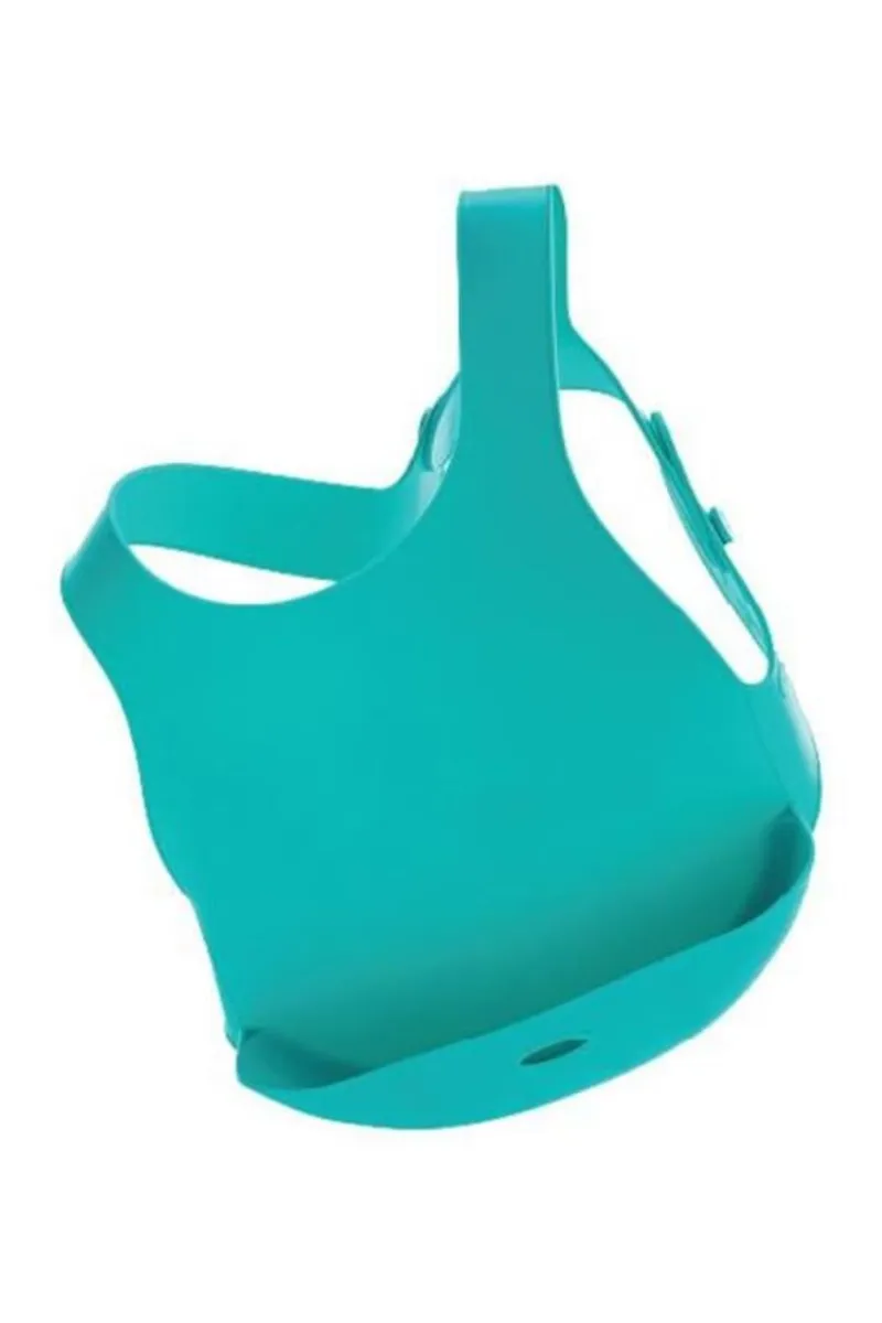 OiOi Silikon Mama Önlüğü Aqua Green