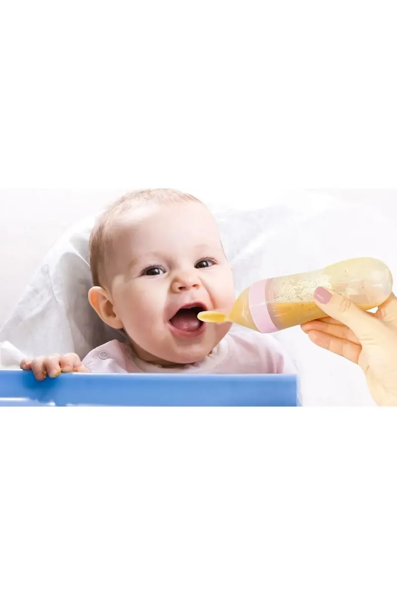 BabyJem Sıkmalı Kaşık 806 Pembe