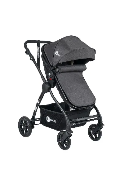 Four Baby Travel Sistem Pusetli Siyah Bebek Arabası