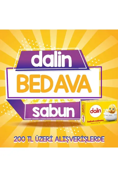 Dalin Bebek Sabunu 100 gr Hassas Ciltlere