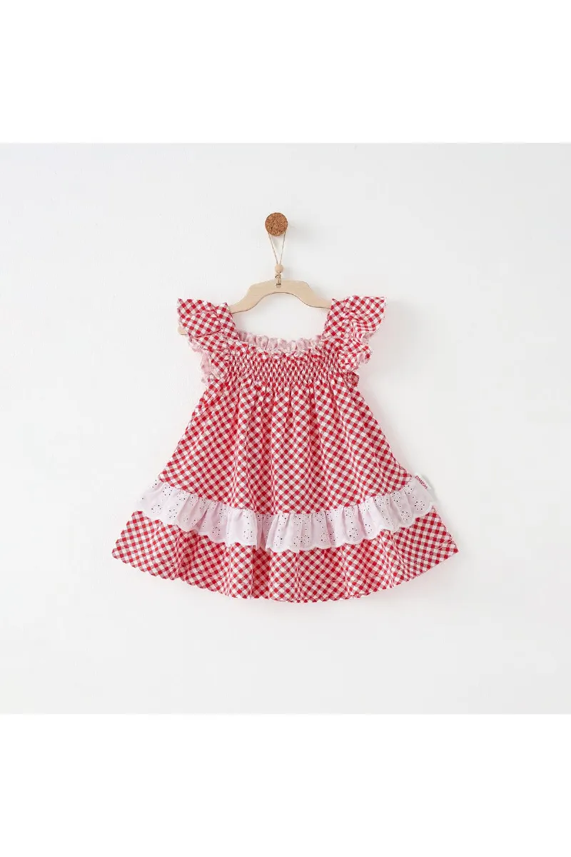 Andywawa AC26689 Herry Chatty Elbise Red