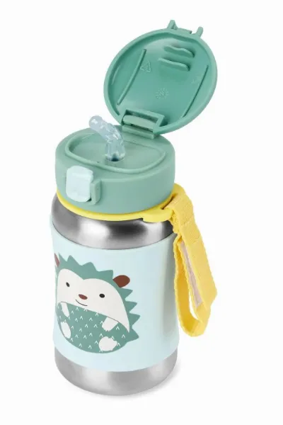 Skip Hop Zoo Pipetli Paslanmaz Çelik Suluk 350 ml Kirpi