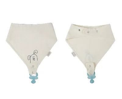 BabyJem Emzik Askılı Müslin Önlük 837 Ekru