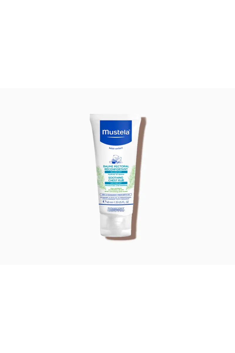 Mustela Soothing Chest Rub (Rahatlatıcı Göğüs Balsamı) 40 ml