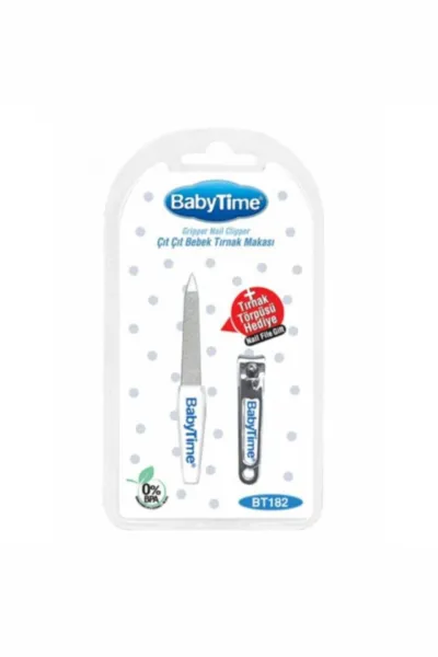 Baby Time Çıtçıtlı Tırnak Makası Seti