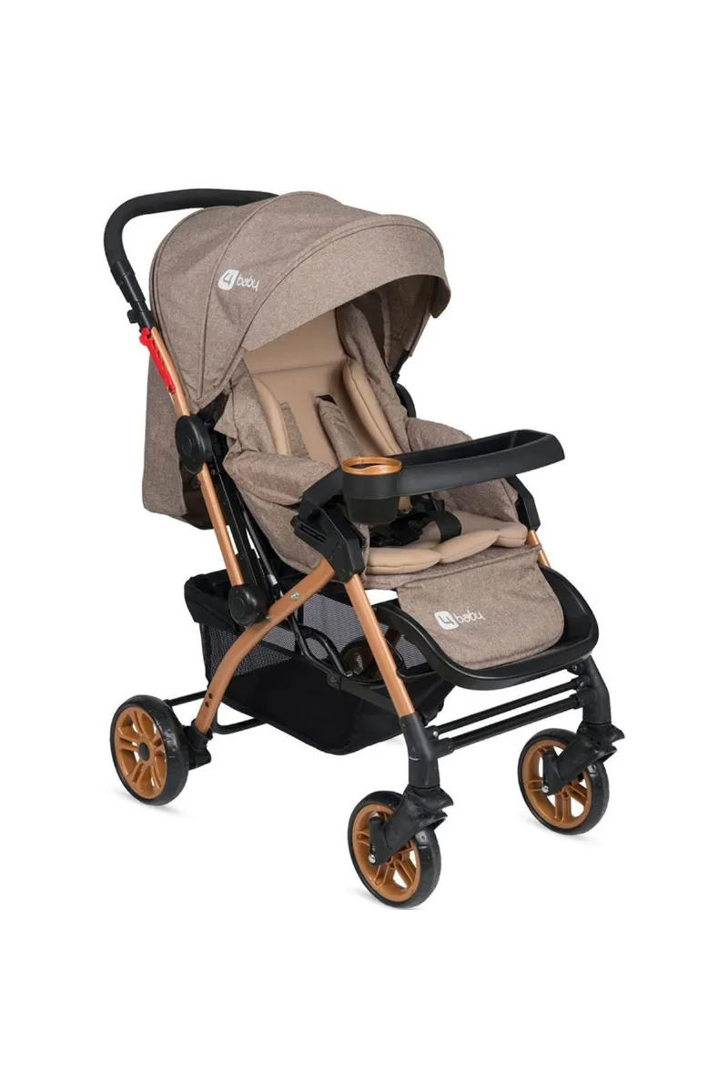 Four Baby Active Gold Kahve Çift Yönlü Bebek Arabası
