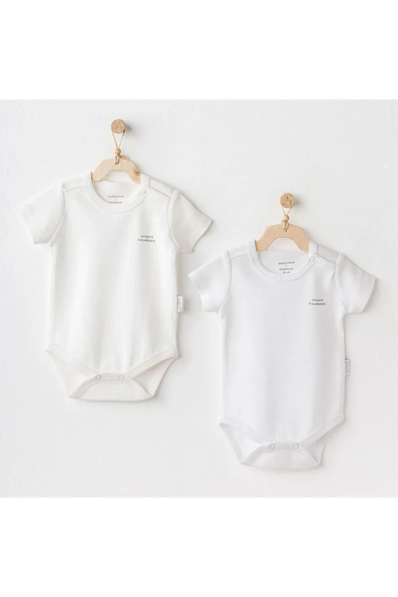 Andywawa AC25211 Short Sleeve 2'Li Basic Body Ekru