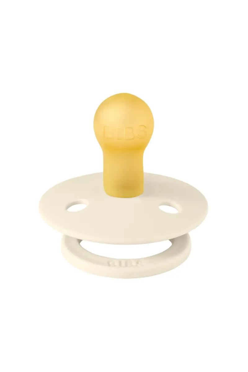 Bibs Studio Colour Block Kauçuk Emzik 0-6 Ay Ivory / Vanilla