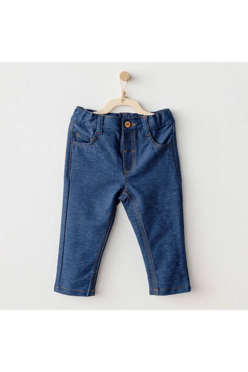 Andywawa AC25937 Casual Bebek Pantolon İndigo