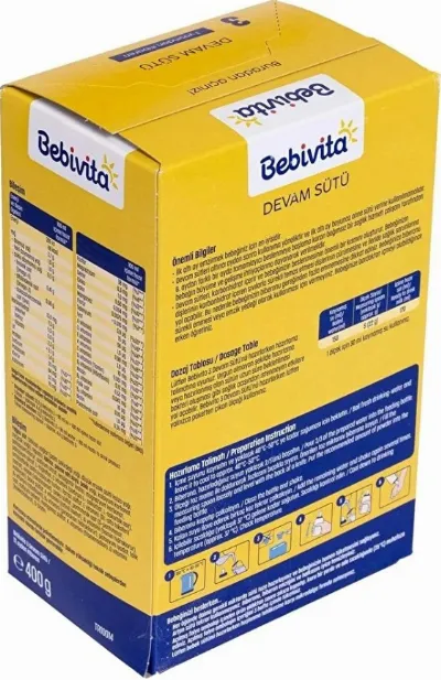 Bebivita Bebek Devam Sütü 3 400 Gr