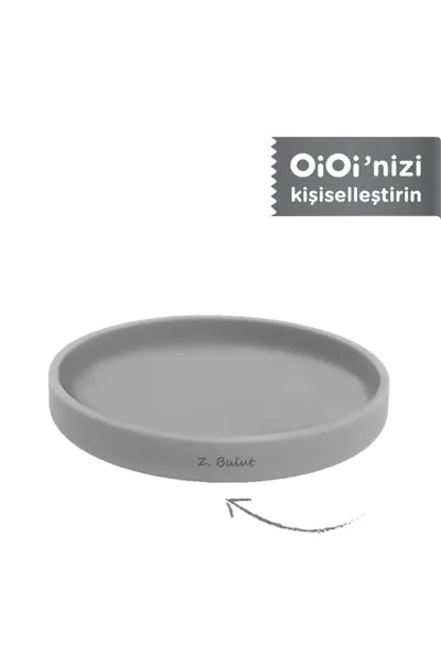 OiOi Basics Mama Tabağı Powder Grey