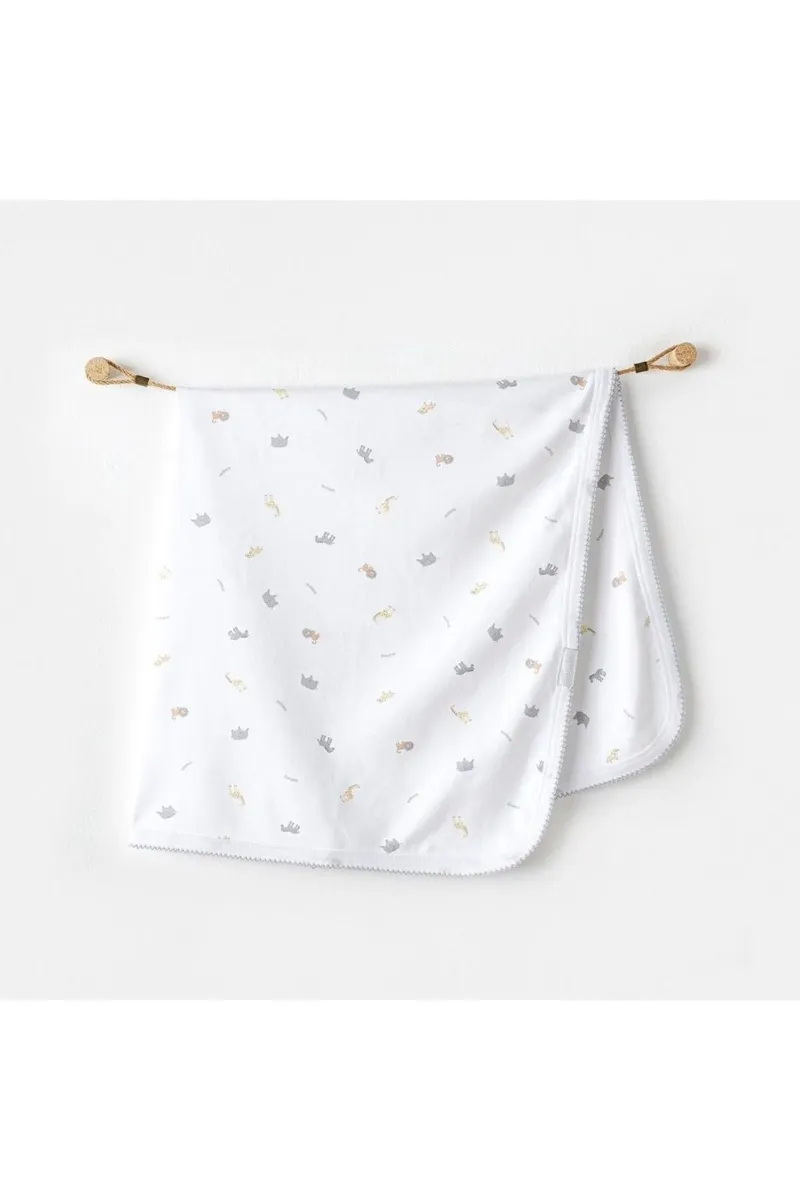 Andywawa AC25808 Blanket 85x90 Little King Bebek Battaniye White
