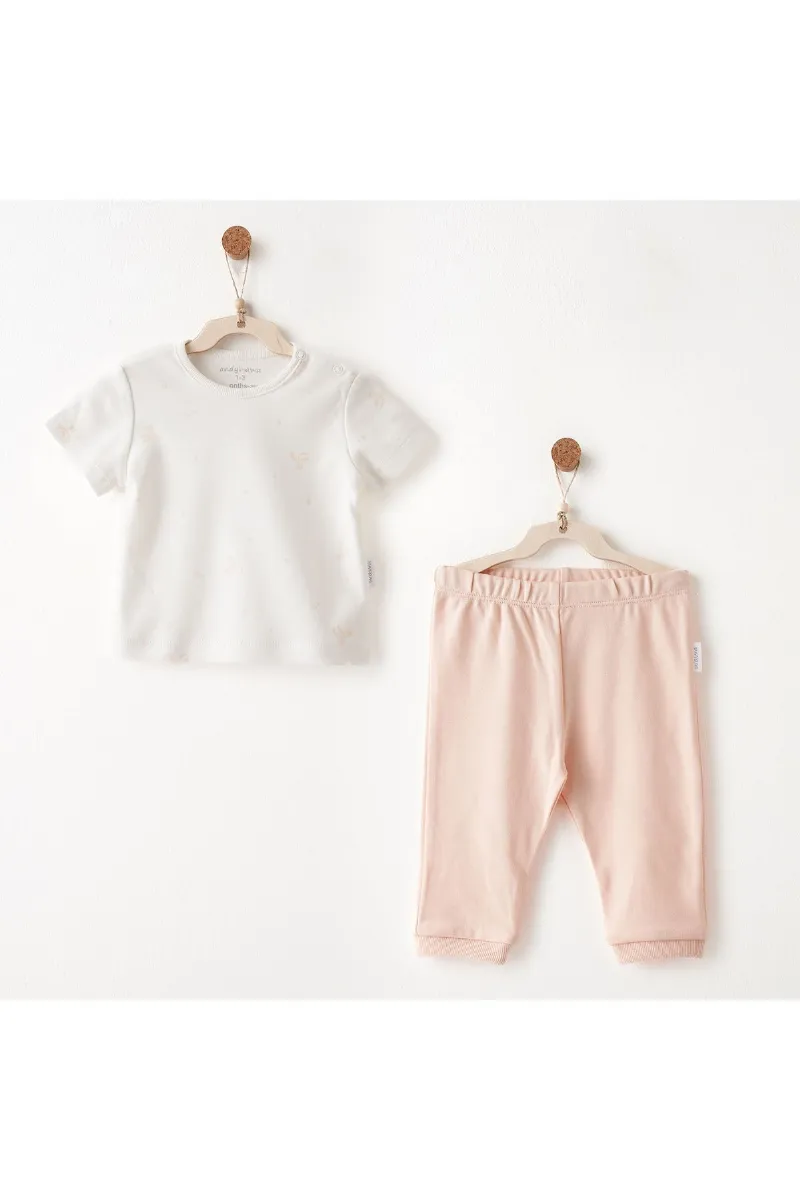 Andywawa AC26540 Little Swan Love 2li Takım Salmon