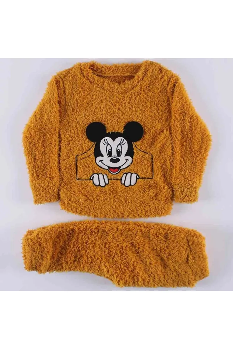 Unisex Hardal Mikili Welsoft 2'li Peluş Takım