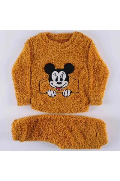 Unisex Hardal Mikili Welsoft 2'li Peluş Takım