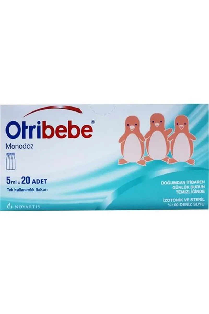 Otribebe Monodoz Serum Fizyolojik %100 Doğal Deniz Suyu 5 ml x 20 Flakon