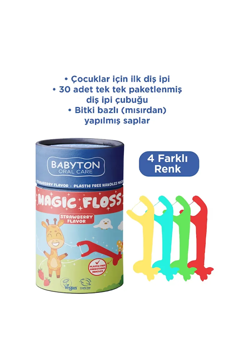 Babyton Çocuklar İçin Diş İpi